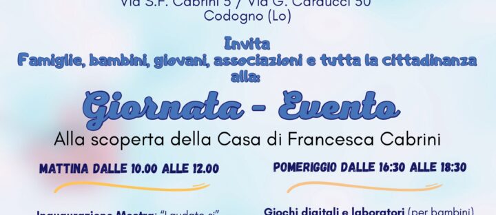 Day Event at St. Cabrini Spirituality Center, Codogno