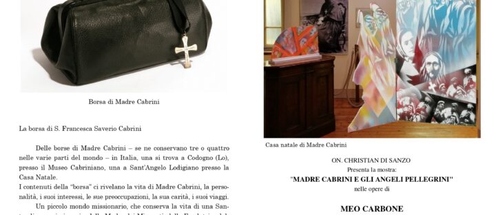 "Exposición "Madre Cabrini y los ángeles peregrinos