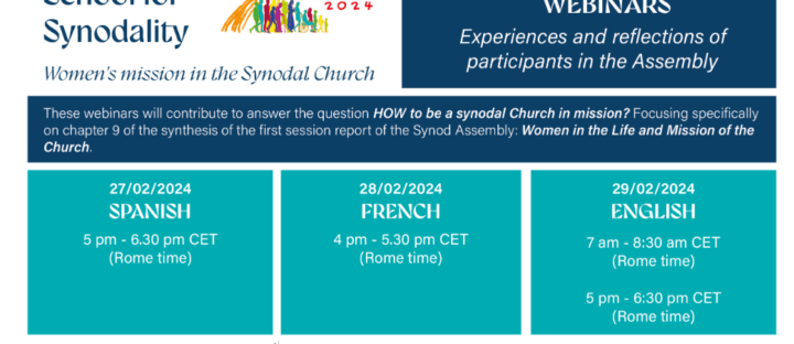 World Women’s Observatory launches its School for Synodality!